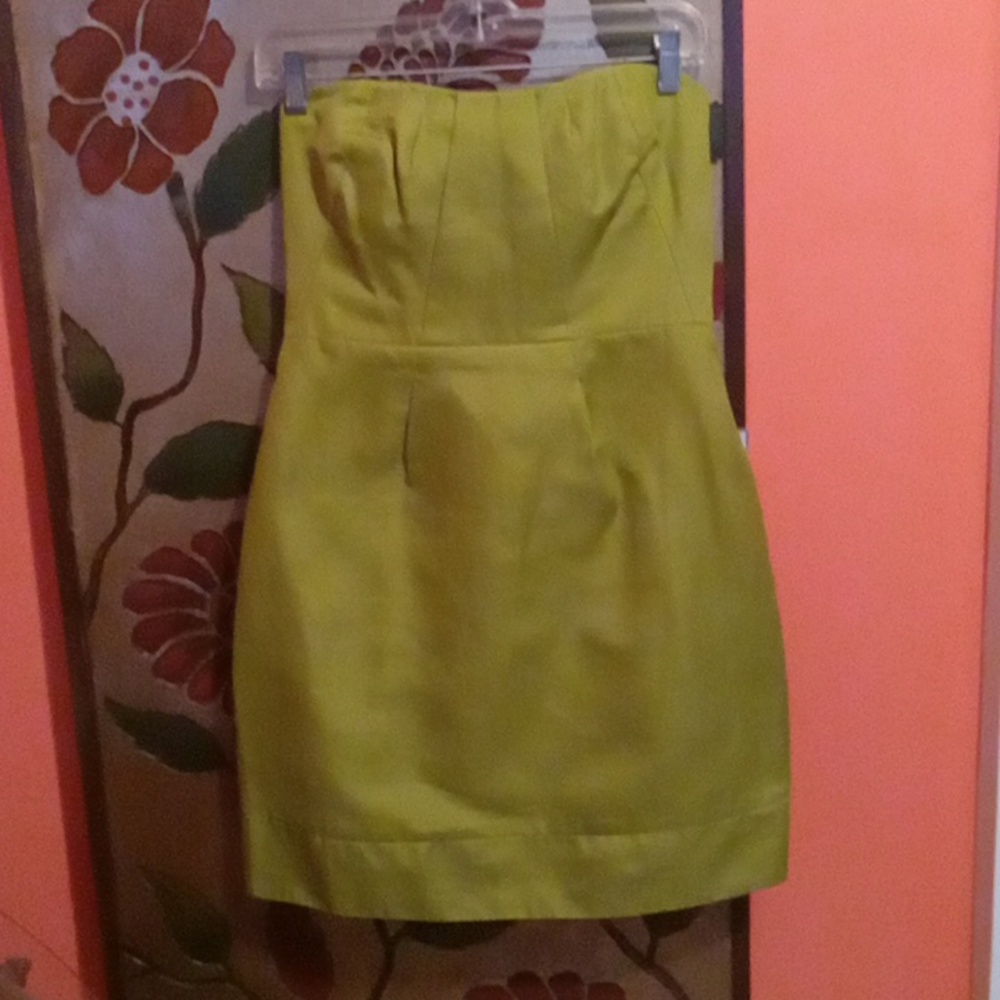 J. Crew NWT Special Occasion and Party Strapless Dress, Green, Size 8